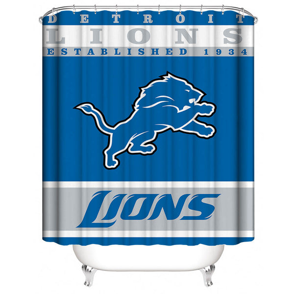 NFL 72 X 72 Inch Fabric Shower Curtain Detroit Lions – All Sports-N-Jerseys