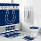 Colts Shower Curtain, Football Team Flag of Indianapolis Bathroom Curtain