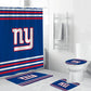 NFL Football Team Flag New York Giants Shower Curtain