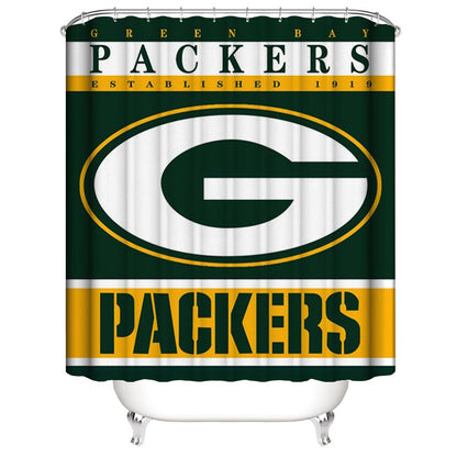 Football Team Flag Wisconsin Green Bay Packers Shower Curtain