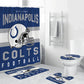 Football Team Helmet Flag Indiana Indianapolis Colts Shower Curtain