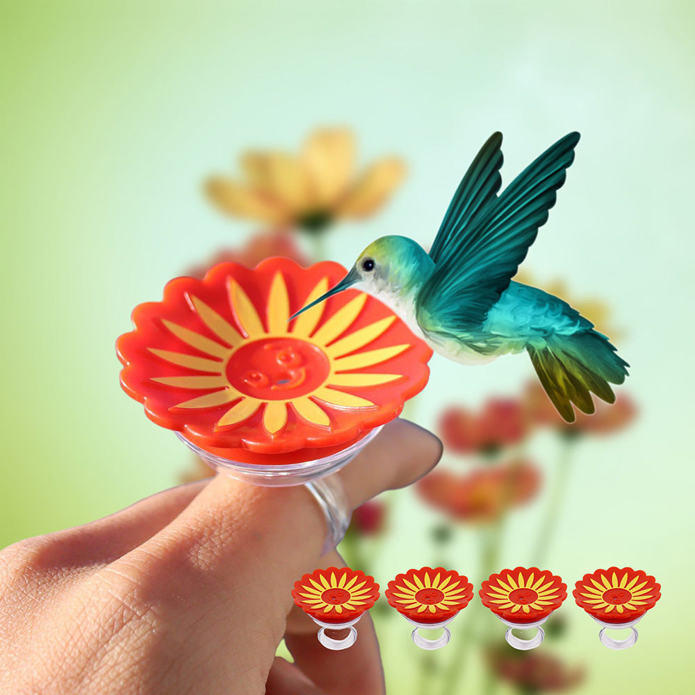 Flower Shaped Hummingbird Ring Feeder | Finger Ring Hummingbird Feeder