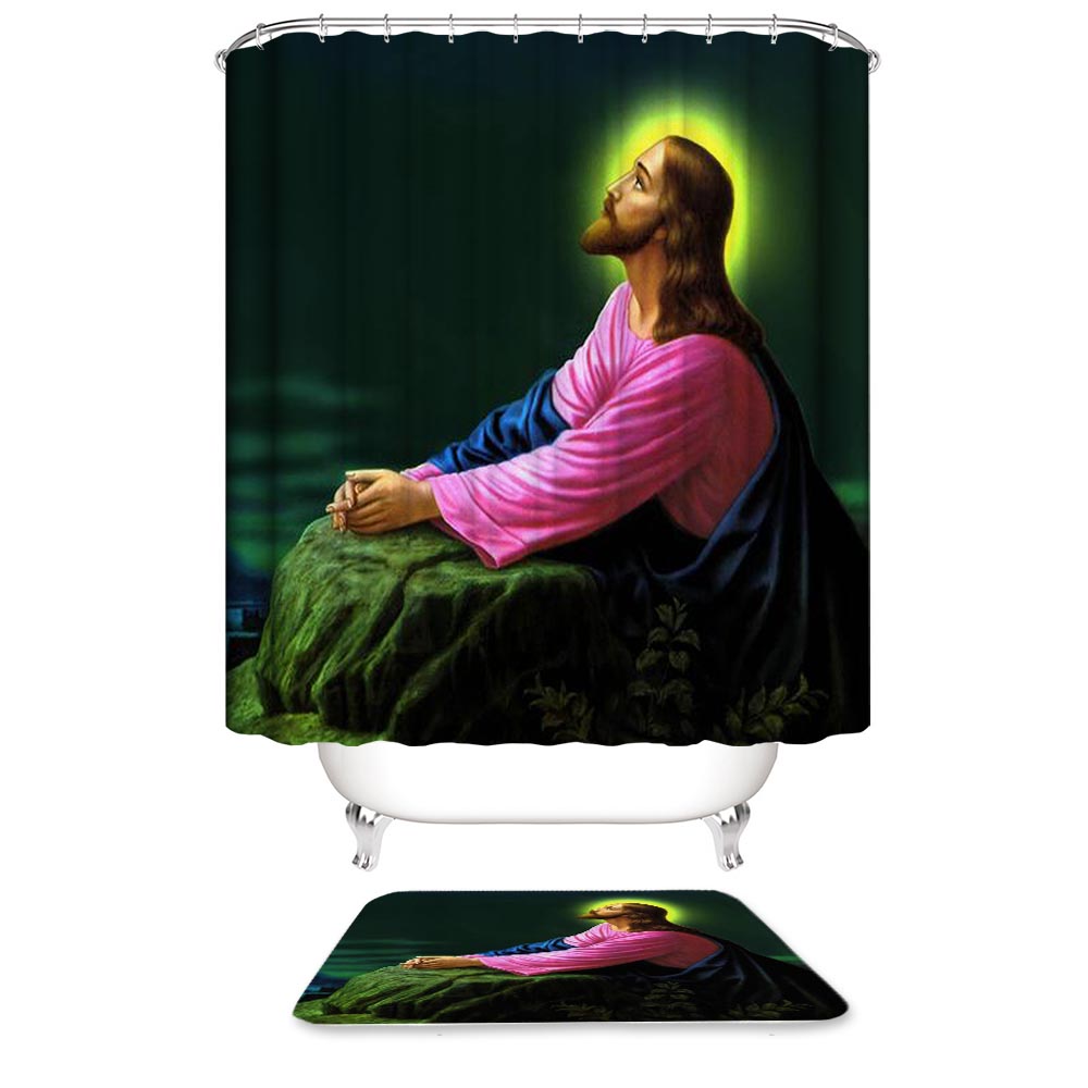 Christ The King Jesus Shower Curtain | Christ The King Shower Curtain