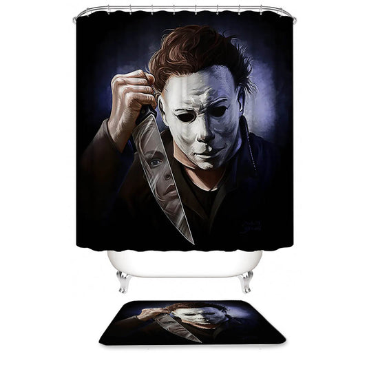 Halloween Film Michael Myers Shower Curtain | Halloween Movie Shower Curtain
