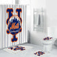 Baseball New York Mets Shower Curtain | Ny Mets Shower Curtain