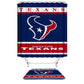 NFL Football Team Flag Houston Texans Shower Curtain