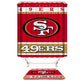 NFL Football Team Flag San Francisco 49ers Shower Curtain