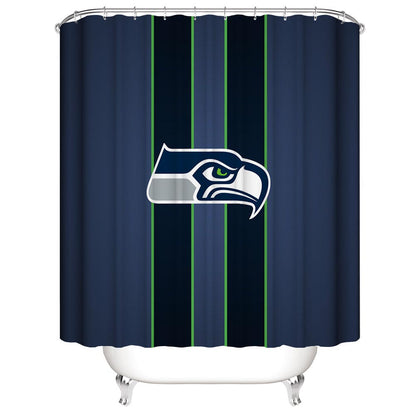 NFL Football Team Flag Seattle Seahawks Shower Curtain