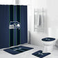 NFL Football Team Flag Seattle Seahawks Shower Curtain