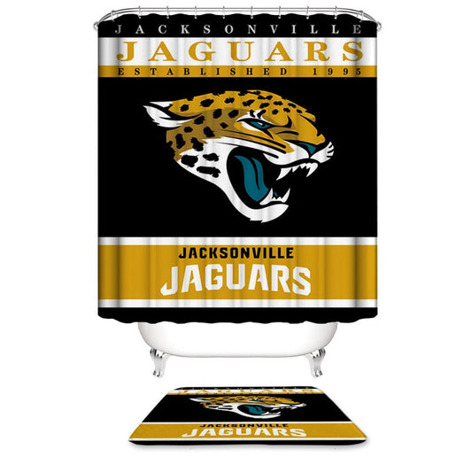 Jacksonville Jaguars Shower Curtain, Jacksonville Florida Football Bathroom Decor