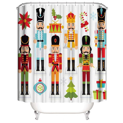 Christmas Nutcracker Shower Curtain | Nutcracker Shower Curtain