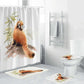 Watercolor Style Red Panda Shower Curtain | Lesser Panda Shower Curtain