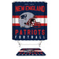 New England Patriots Shower Curtain, Football Team Helmet Flag Patriots Bathroom Decor