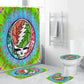 Skull Steel Your Face Album Cover Grateful Dead Shower Curtain