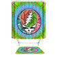 Skull Steel Your Face Album Cover Grateful Dead Shower Curtain