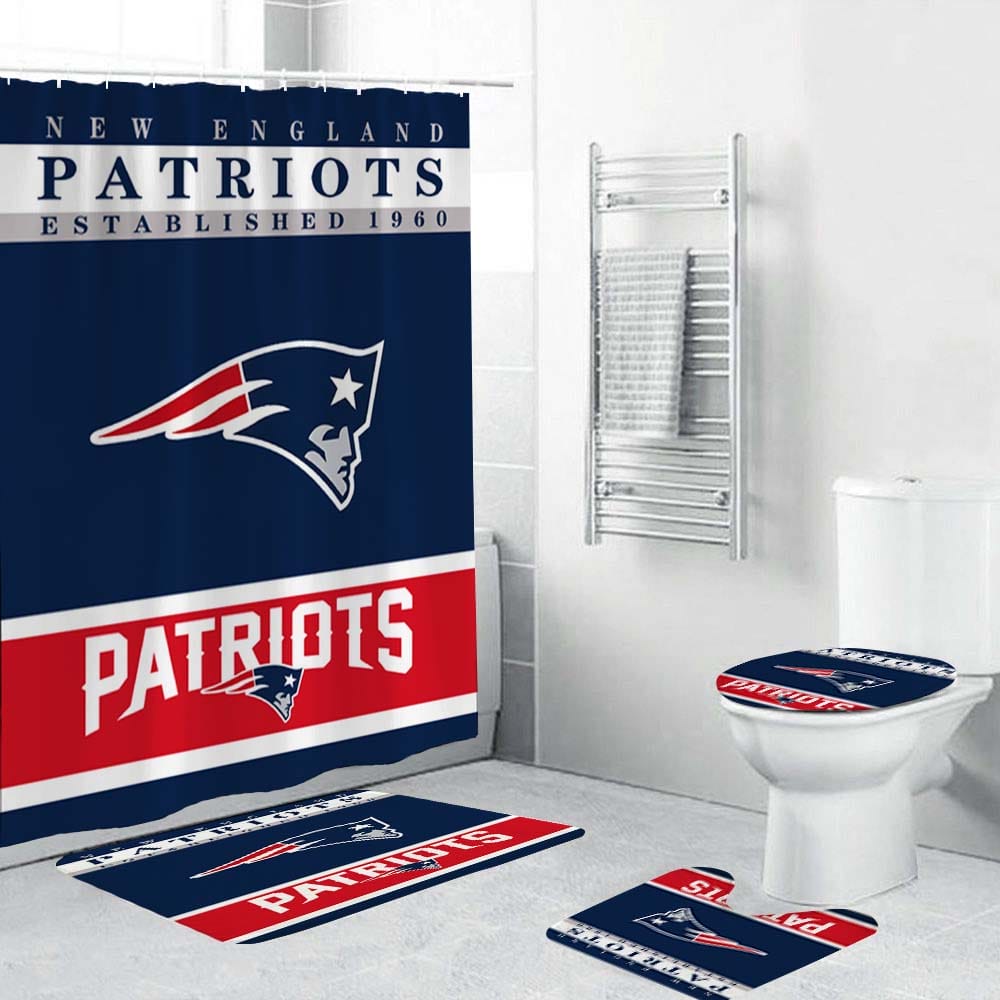 Curtain Bathroom Football, Shower Curtain Bathroom Sport