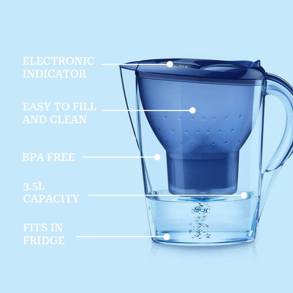 3.5L Pure Water Filter Pitcher with Electronic Indicator