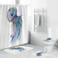Watercolor Ocean Animal Jellyfish Shower Curtain
